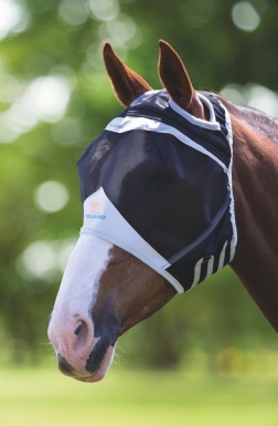 Shires Fine Mesh Fly Mask With Ear Holes
